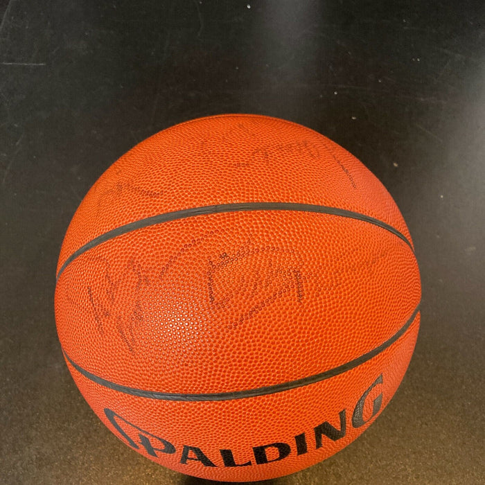 1986-87 Los Angeles Lakers NBA Champs Team Signed Basketball JSA COA