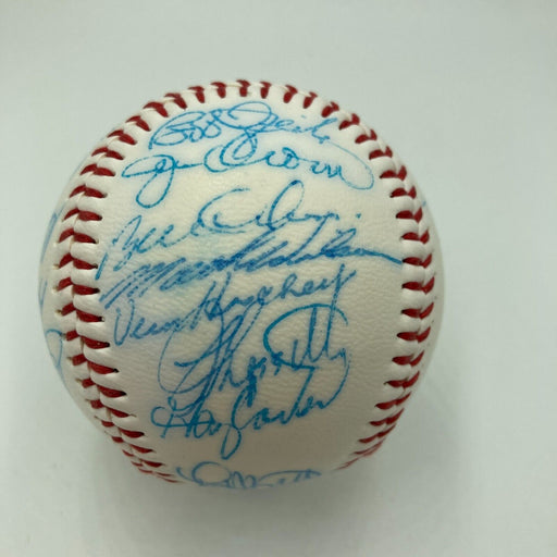 1986 New York Mets World Series Champs Team Signed Baseball JSA COA