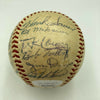 1954 Ernie Banks Rookie Chicago Cubs Team Signed National League Baseball JSA