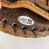 Charlie Silvera Signed 1950's Game Model Baseball Glove Mitt Yankees JSA COA