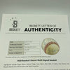 Satchel Paige Roger Maris Stan Musial HOF Legends Signed 1960's Baseball Beckett