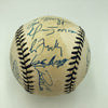 1996 Atlanta Braves NL Champs Team Signed Mickey Mantle Day Baseball JSA COA