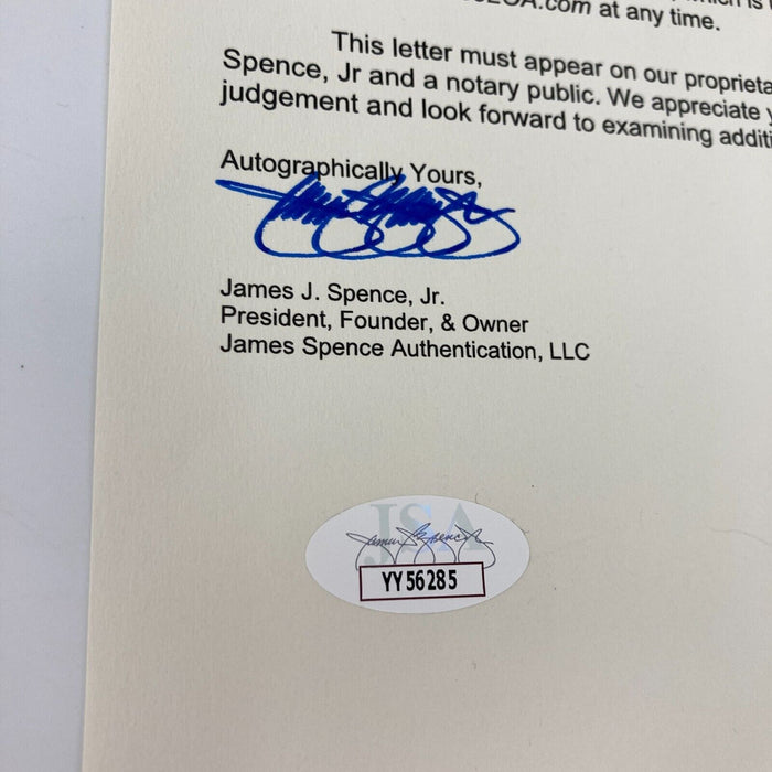 Tom Brady Signed Official Wilson NFL Game Football JSA COA