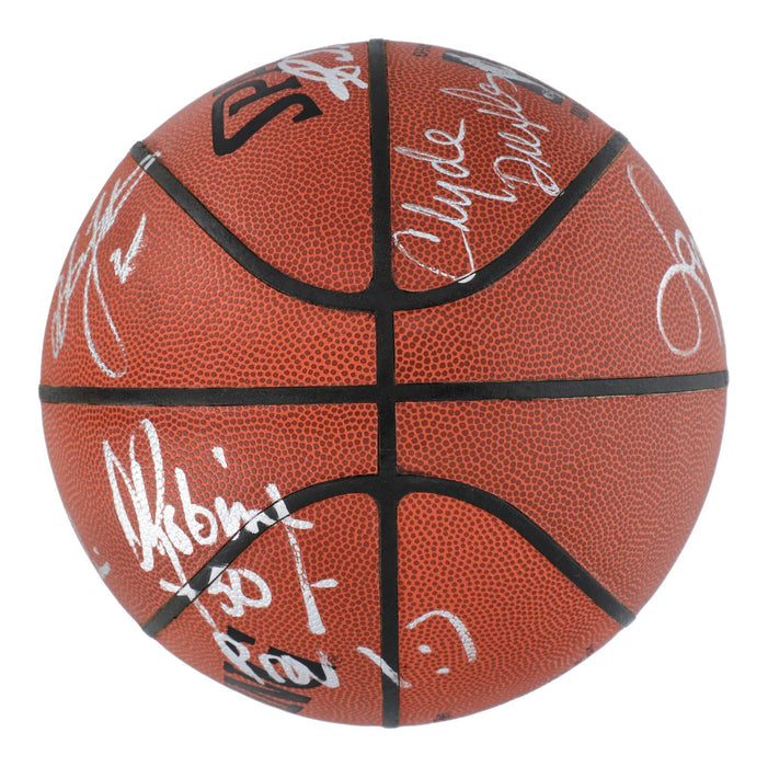 1992 Dream Team Olympics Team USA Signed Basketball 9 Sigs Beckett COA