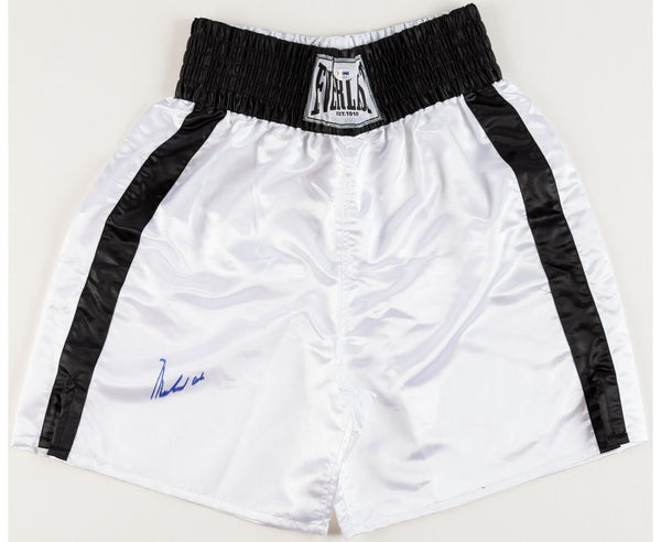 Muhammad Ali Signed Everlast Boxing Trunks Shorts PSA DNA Sticker
