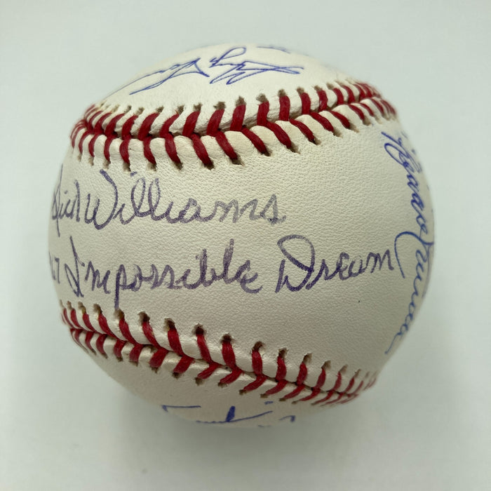 1967 Boston Red Sox AL Champs Team Signed Baseball PSA DNA Certified