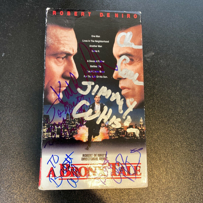 A Bronx Tale Cast Signed VHS Movie With 7 Signatures JSA COA