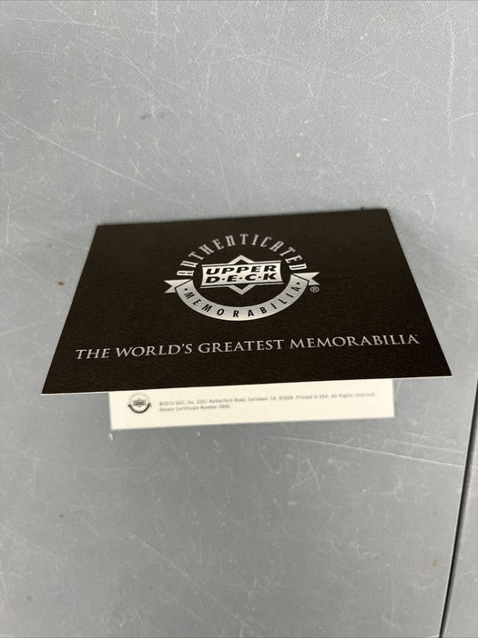 Michael Jordan Signed Leather Head Naismith Basketball Upper Deck UDA COA