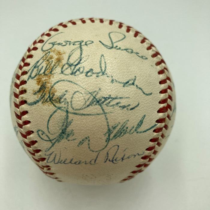 1955 Boston Red Sox Team Signed Official American League Baseball
