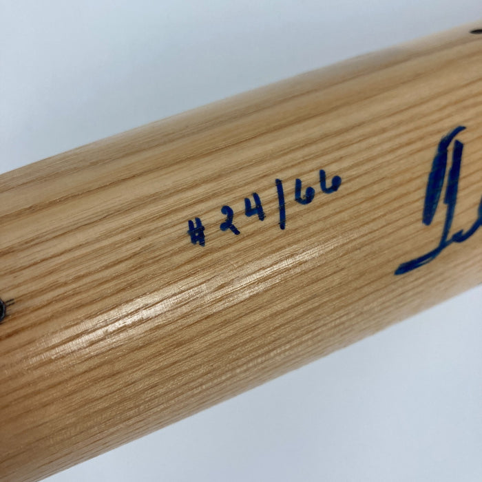 Ted Williams "HOF 1966 1941 .406" Signed Inscribed Baseball Bat MINT JSA