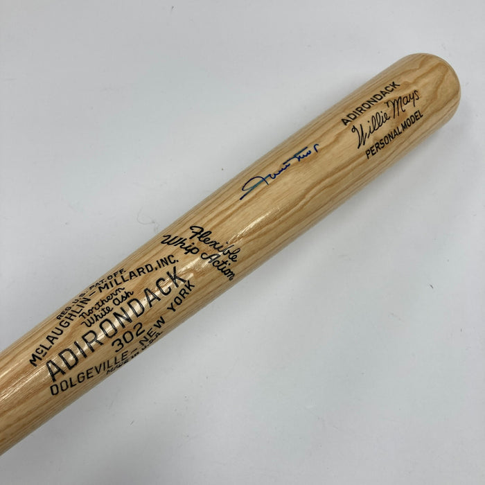 Nice Willie Mays Signed Louisville Slugger Game Model Baseball Bat JSA Sticker