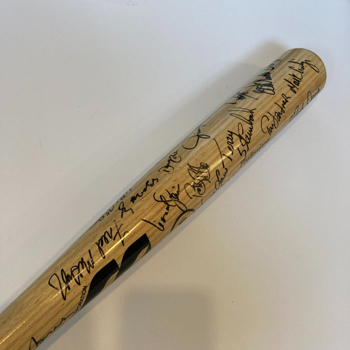 1989 All Star Game Team Signed Bat 32 Sigs With Kirby Puckett JSA COA