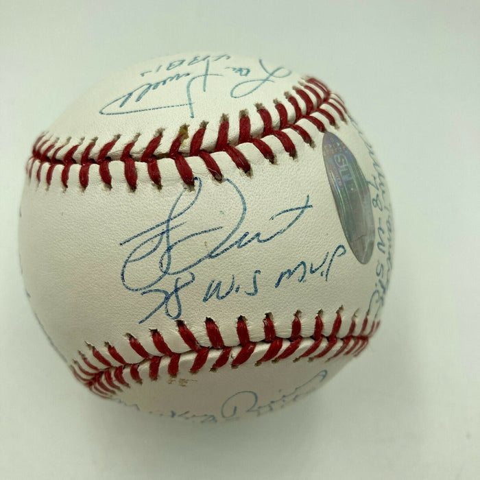 1978 New York Yankees World Series Champs Team Signed W.S. Baseball Steiner COA