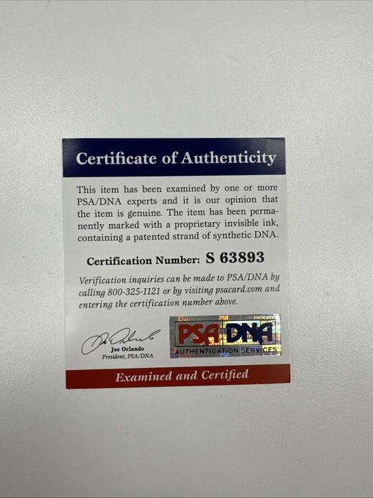 Stan Musial Stanley Frank Full Name Signed Heavily Inscribed Baseball PSA DNA