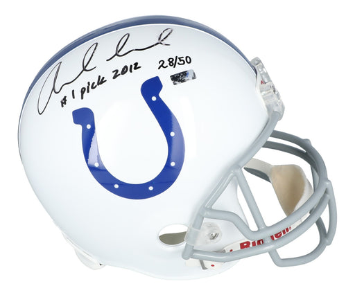 Andrew Luck Signed "#1 Pick 2012" Indianapolis Colts Full Size Helmet Panini COA