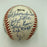 1957 Milwaukee Braves World Series Champs Team Signed Baseball Hank Aaron JSA