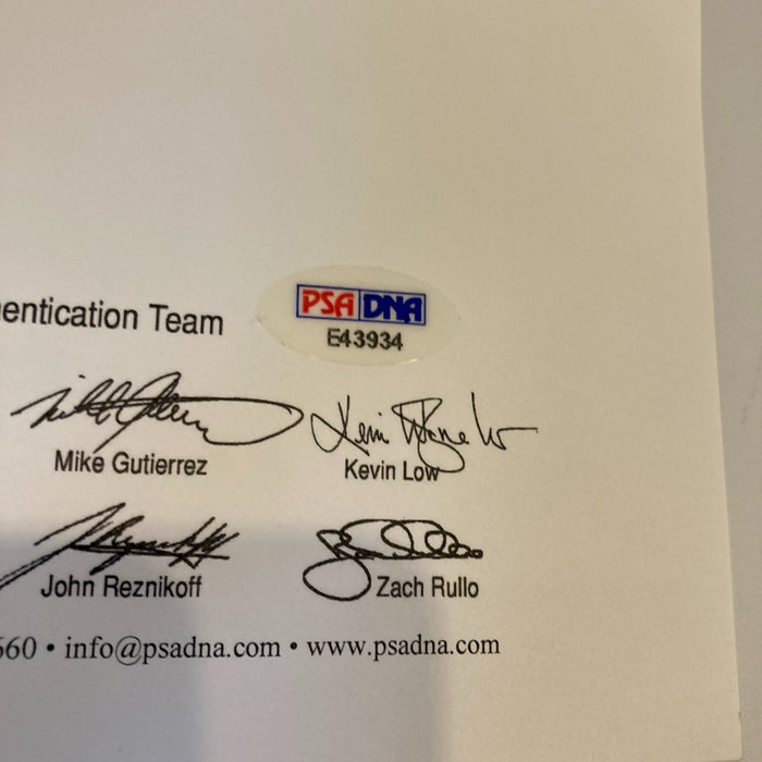 Chuck Cooper Boston Celtics HOF Legends Signed Basketball 28 Sigs PSA DNA Rare!