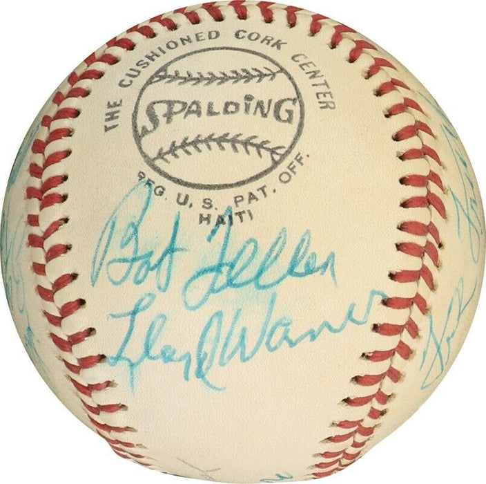 Beautiful Dizzy Dean Heinie Manush Lefty Grove HOF Multi Signed Baseball PSA DNA