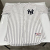 Derek Jeter 2011 Signed Game Used Jersey Photo Matched To 3 Games JSA COA