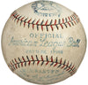 1930 World Series Umpires Signed Game Used Baseball Cardinals VS A's PSA DNA COA