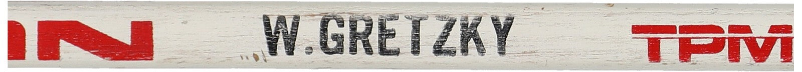 Wayne Gretzky "802 Goals" Signed 1987 Game Issued Titan Hockey Stick PSA DNA COA