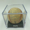1959 Los Angeles Dodgers World Series Champs Team Signed Baseball Koufax PSA DNA