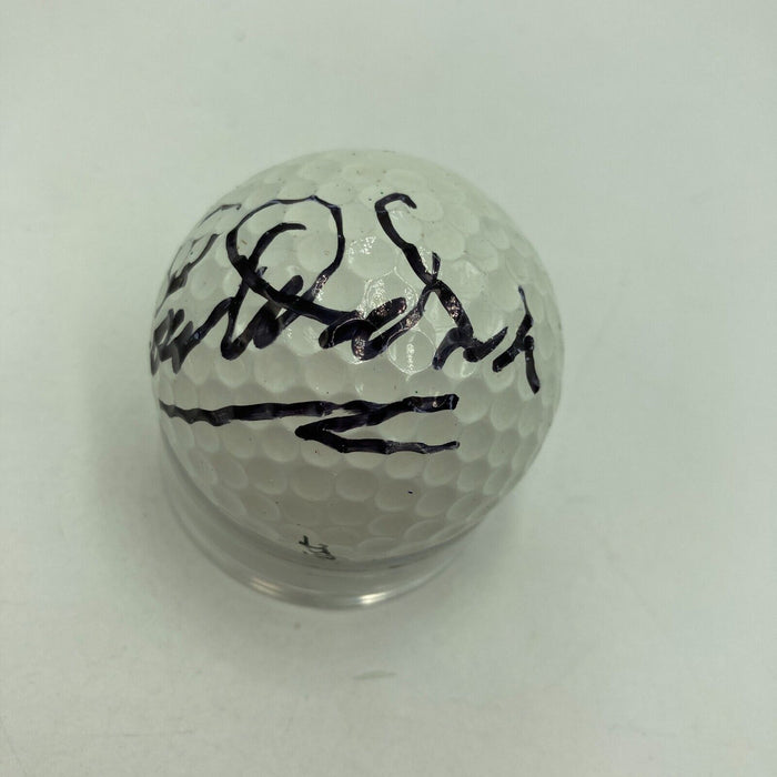 Earl & Kultida Woods Signed Golf Ball Tiger Woods Parents Beckett COA