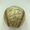 1959 Chicago White Sox AL Champs Team Signed Baseball Nellie Fox JSA COA