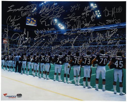 1985 Super Bowl Champs Chicago Bears Team Signed 16x20 Photo 30 Sigs Fanatics