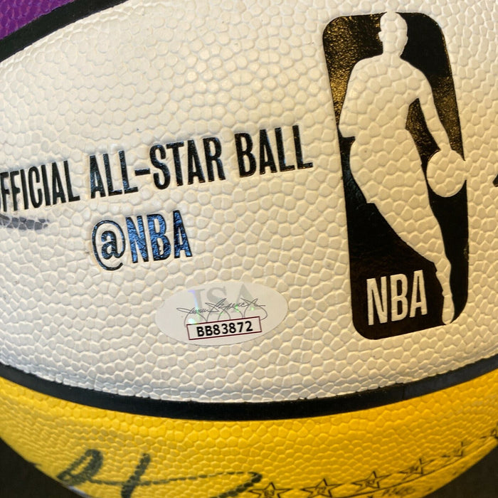 2018 NBA All Star Game Team Signed Basketball JSA COA 30 SIgs Stephen Curry