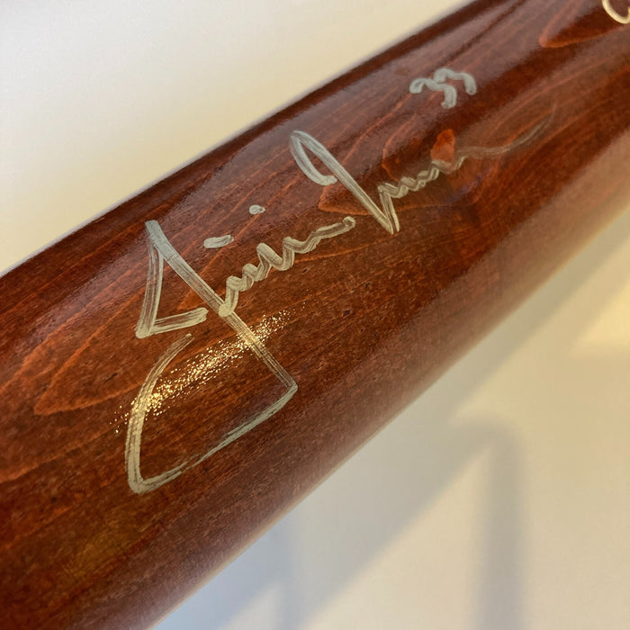 Justin Morneau Signed Game Model Baseball Bat Beckett Hologram