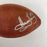 Terry Bradshaw Howie Long Cris Collinsworth James Brown Signed NFL Football JSA