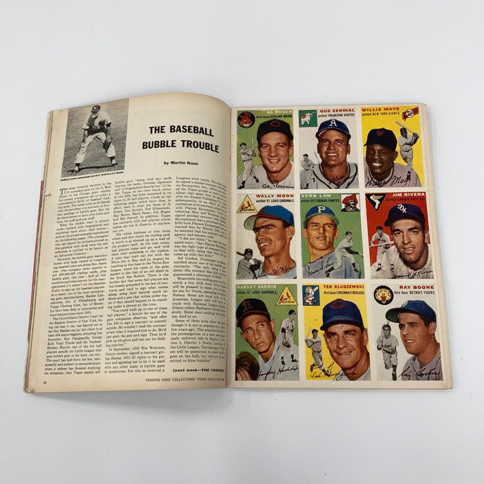 Eddie Mathews Signed 1954 Sports Illustrated First Issue JSA COA