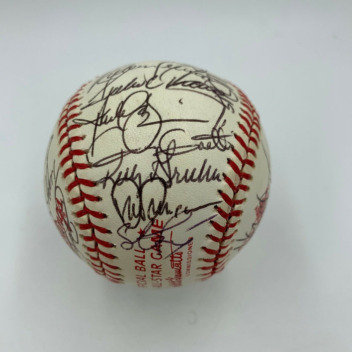 1989 All Star Game Signed Baseball Kirby Puckett Cal Ripken Nolan Ryan JSA COA