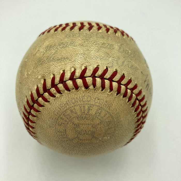 Bill McGowan "Single" Signed American League Baseball JSA COA RARE