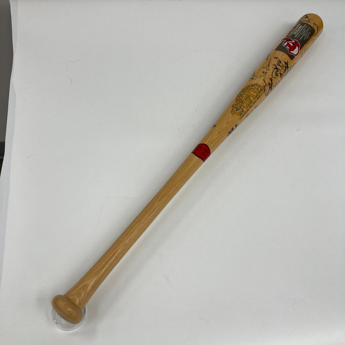 Cleveland Indians Hall Of Fame & Legends Multi Signed Baseball Bat 40 Sigs PSA