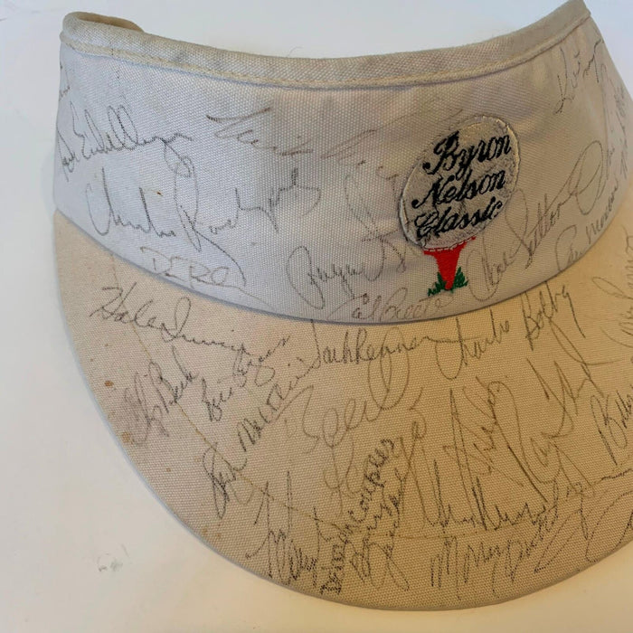 Rare Payne Stewart PGA Golf Greats Multi Signed Hat Visor 30+ Sigs With JSA COA