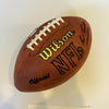 Stunning Johnny Unitas Signed Wilson NFL Football JSA Graded MINT 9