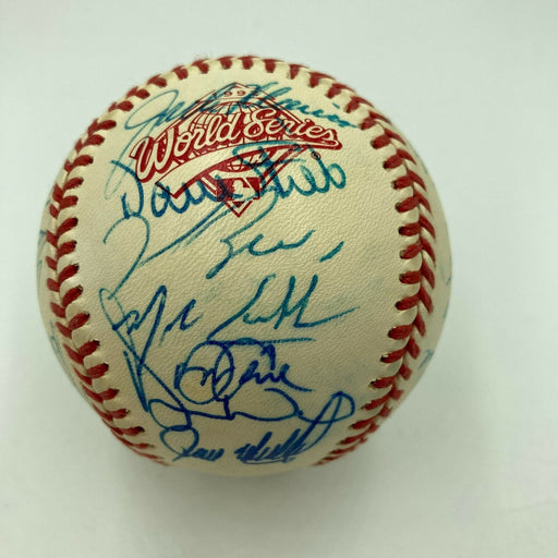 Roberto Alomar's 1992 Toronto Blue Jays W.S. Champs Team Signed Baseball JSA COA