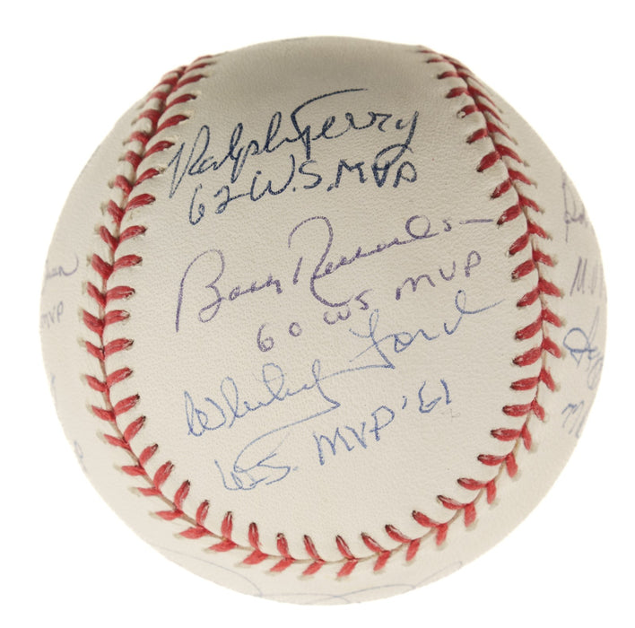 Derek Jeter New York Yankees World Series MVP's Signed Baseball 11 Sigs Steiner