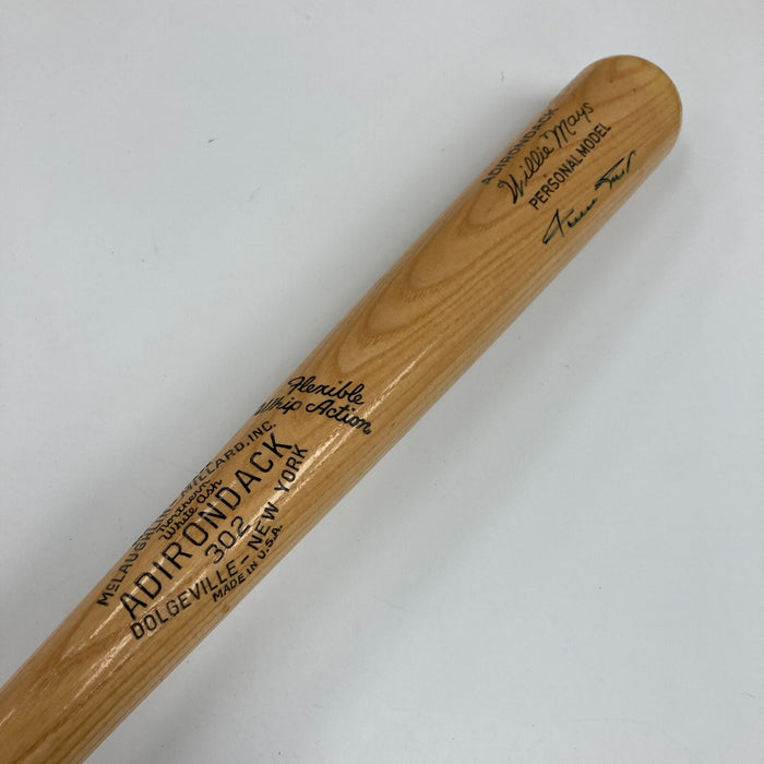 Willie Mays Signed Adirondack Game Model Baseball Bat Beckett COA