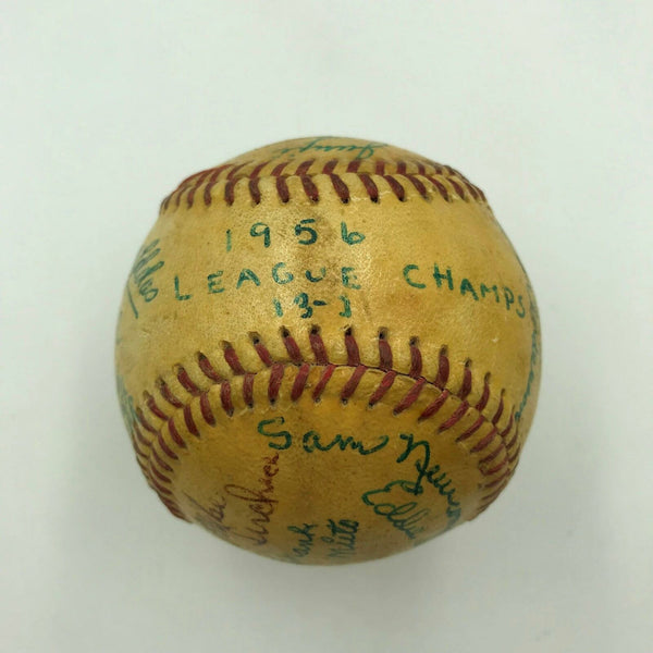 1956 Little League World Series Game Used Team Signed Baseball Mike Mccormick