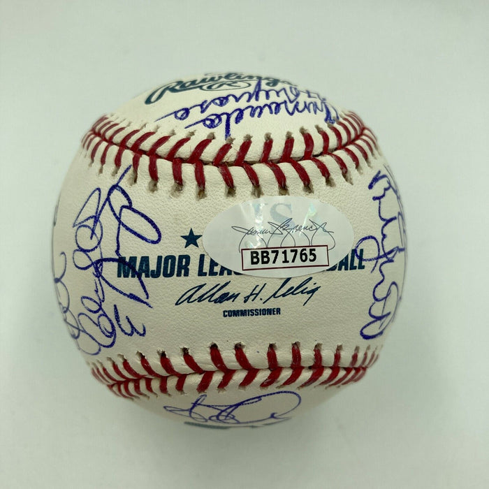 RARE 2001 Arizona Diamondbacks World Series Champs Team Signed Baseball JSA COA