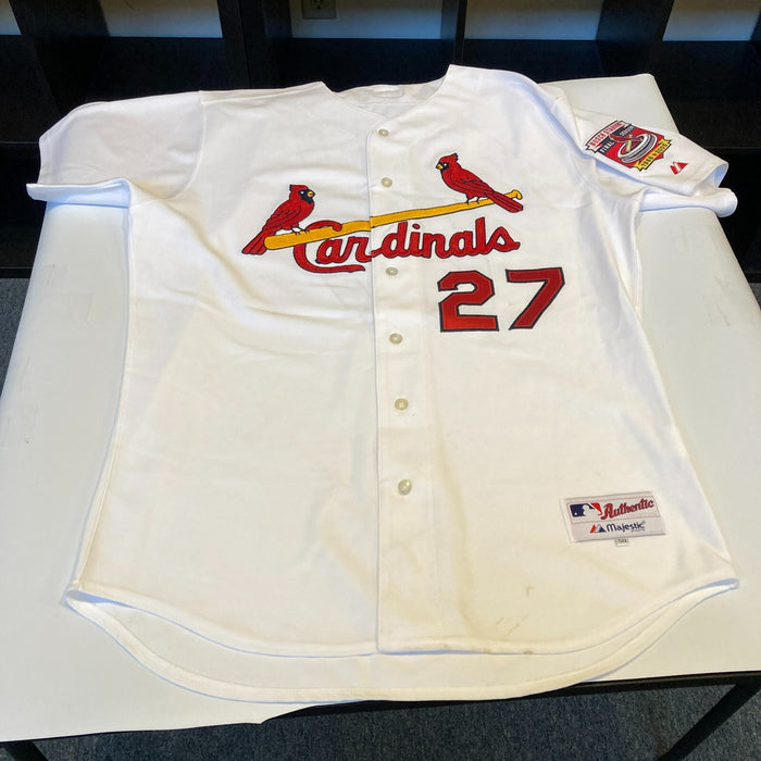 2005 St. Louis Cardinals Team Signed Scott Rolen Game Jersey Albert Pujols JSA