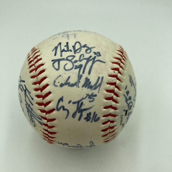 1997 Stanford Cardinal NCAA Champs Team Signed Autographed Baseball