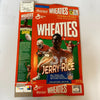 Jerry Rice #80 Signed Wheaties Cereal Box JSA COA