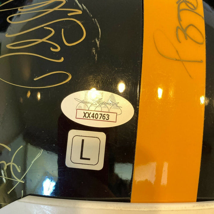 2001 Pittsburgh Steelers Team Signed Riddell Full Size Helmet JSA COA