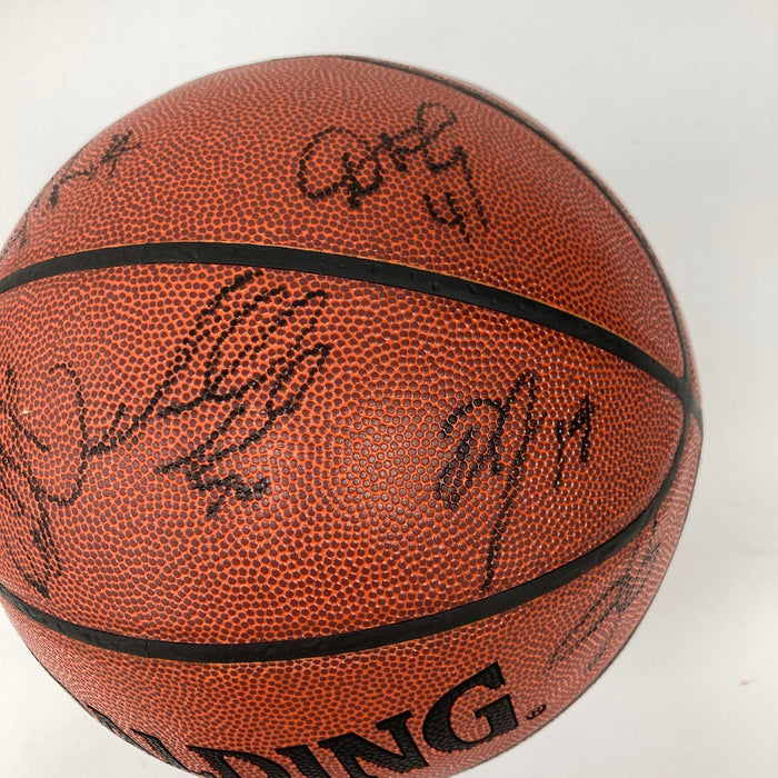 Lebron James First NBA Finals 2006-07 Cleveland Cavaliers Signed Basketball PSA