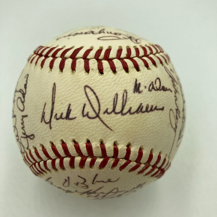 1972 Oakland A's Athletics World Series Champs Team Signed Baseball JSA COA