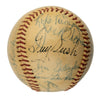 Charles Comiskey Ed Walsh Red Faber Chicago White Sox HOF Signed Baseball JSA